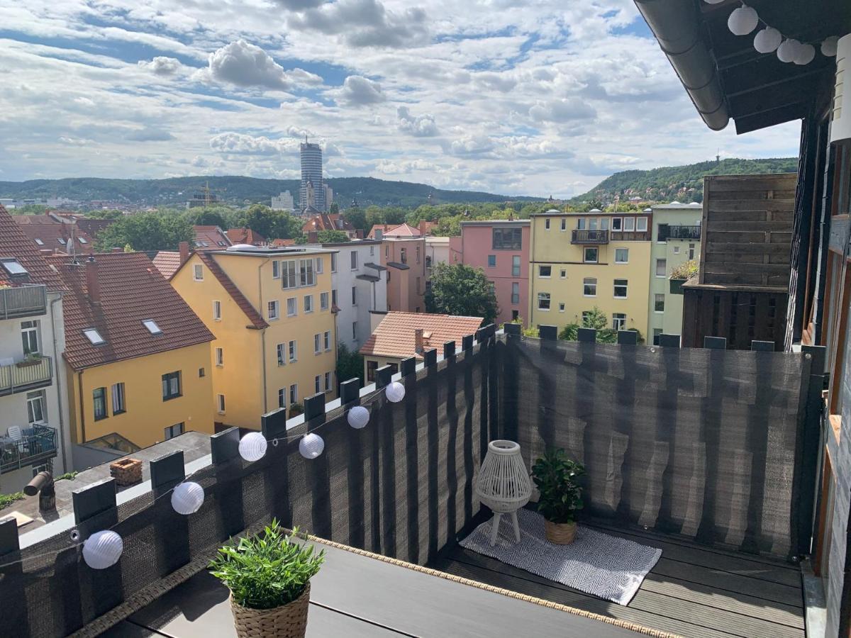 Apartment Skyline Of Jena, Luxurioes, Einzigartig, Free Wifi, Parkplatz, Klimatisiert, Zentral Kültér fotó