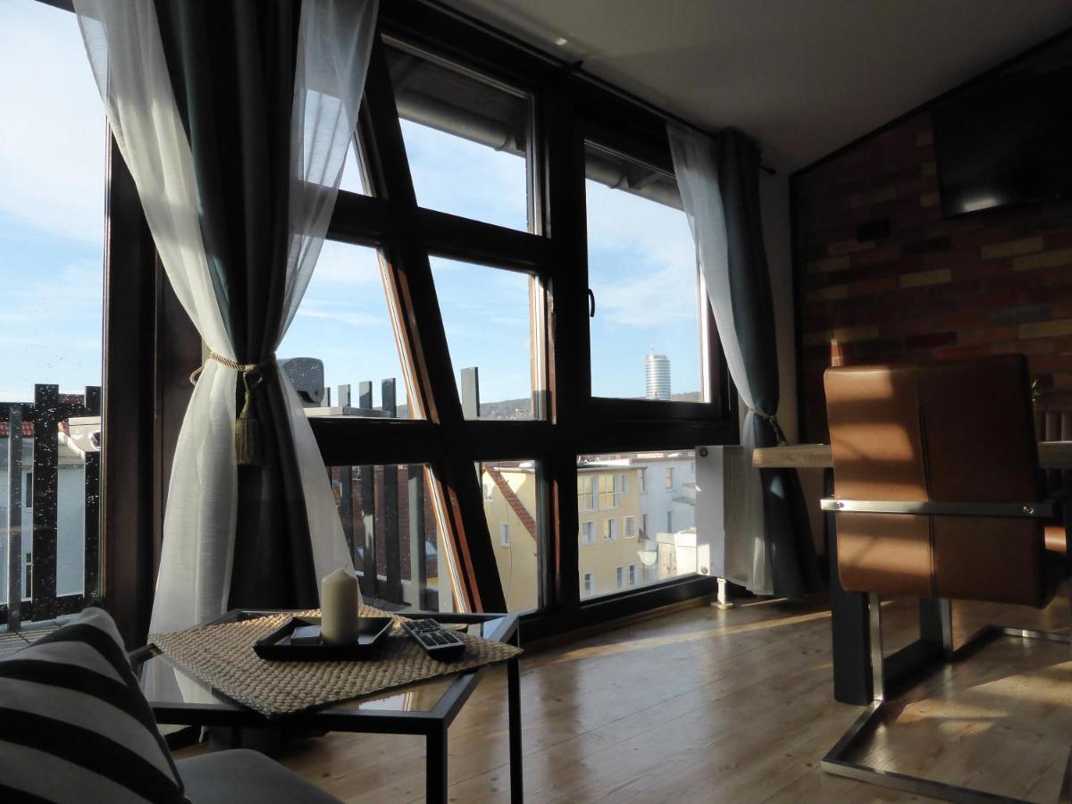 Apartment Skyline Of Jena, Luxurioes, Einzigartig, Free Wifi, Parkplatz, Klimatisiert, Zentral Kültér fotó